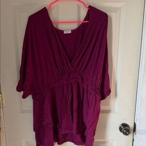 Kiyonna Deep Purple Blouse